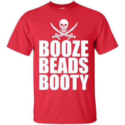 Gasparilla T-shirt Booze Beads Booty Red