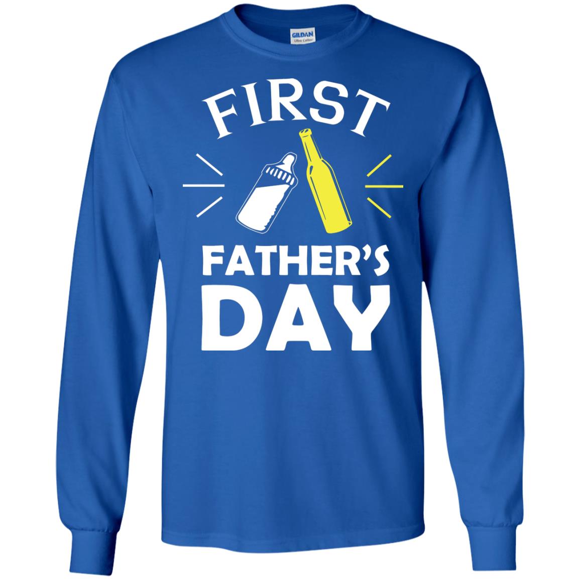 First Father's Day Shirt Royal