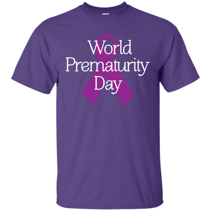 Cancer Awareness T-shirt World Prematurity Day T-shirt Purple