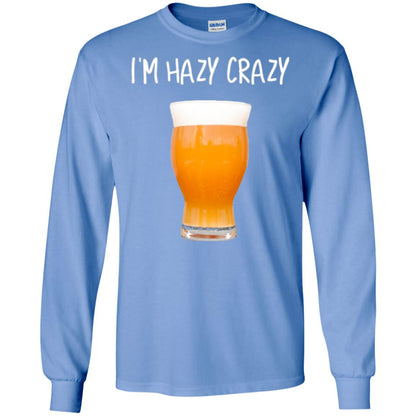 Funny Craft Beer Tshirt I_m Hazy Crazy Carolina Blue