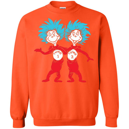 Dr. Seuss Thing 1 Thing 2 Buddies T-shirt Orange