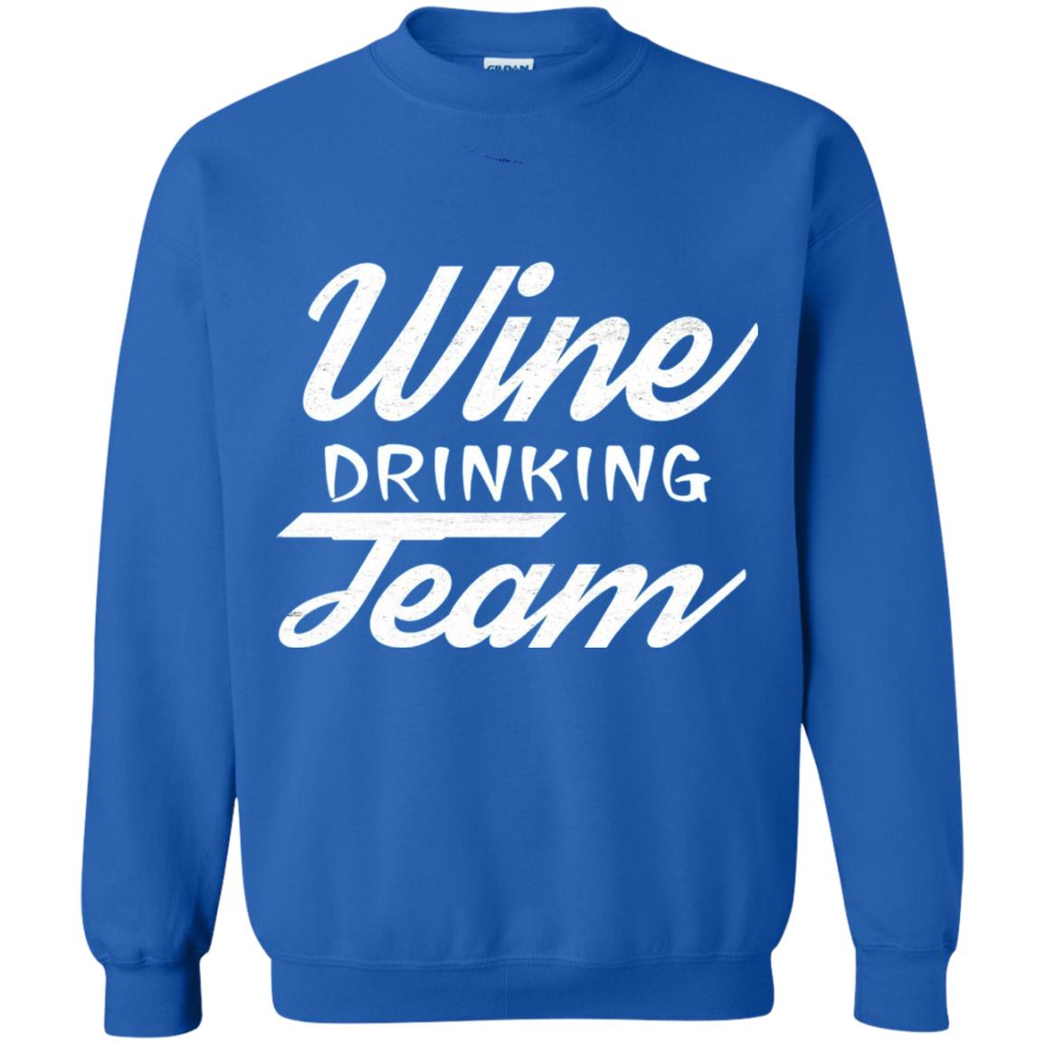 Wine Lover T-shirt Wine Drinking Team Royal