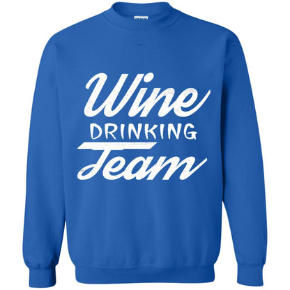 Wine Lover T-shirt Wine Drinking Team Royal