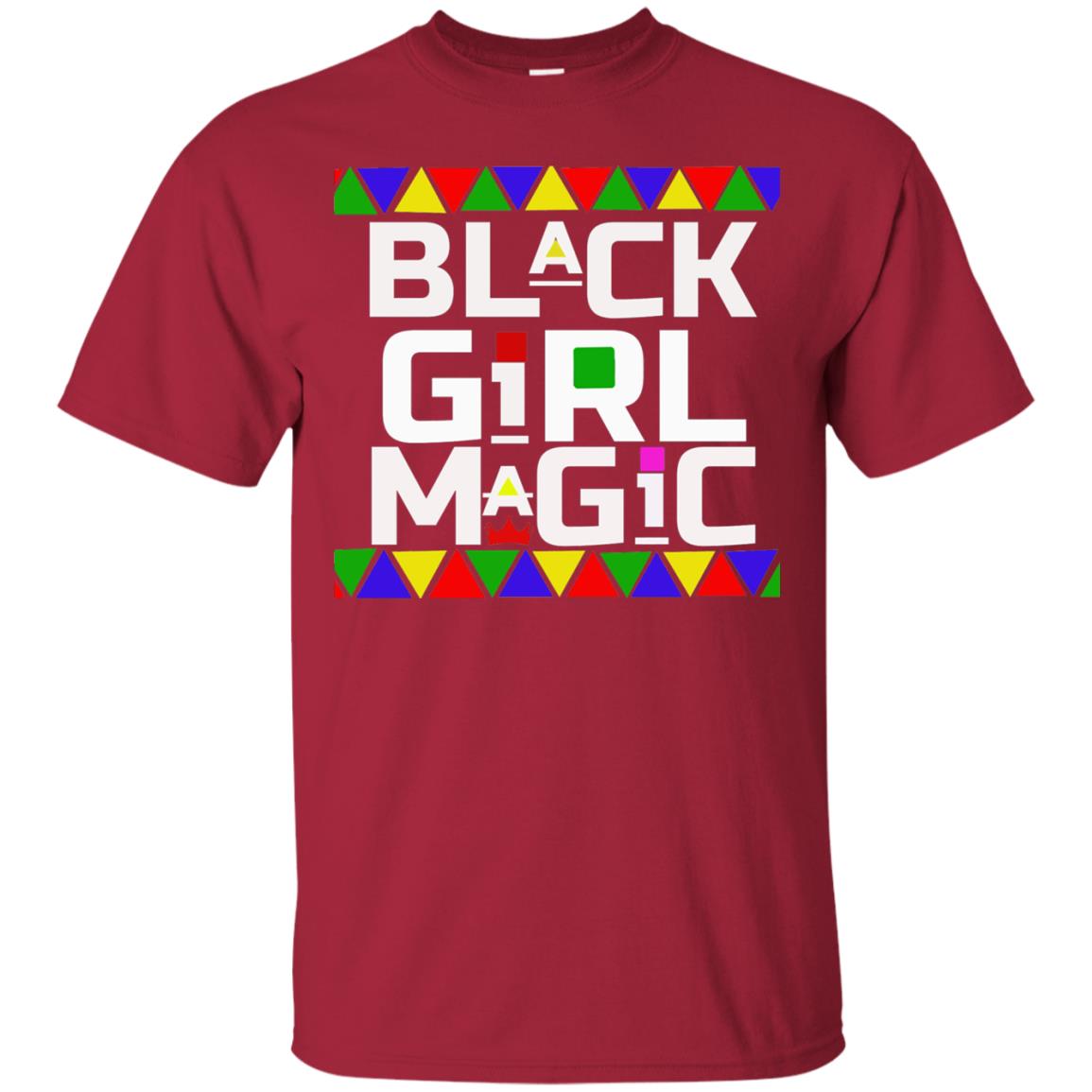 Black Girl Magic Black History African Pride T-shirt Cardinal