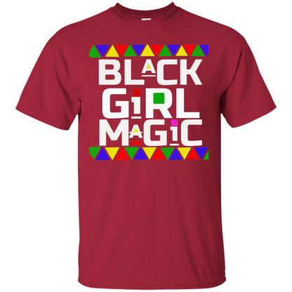 Black Girl Magic Black History African Pride T-shirt Cardinal