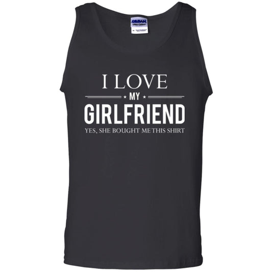 Boyfriend T-shirt I Love My Girlfriend She Bought Me This Shirt Black