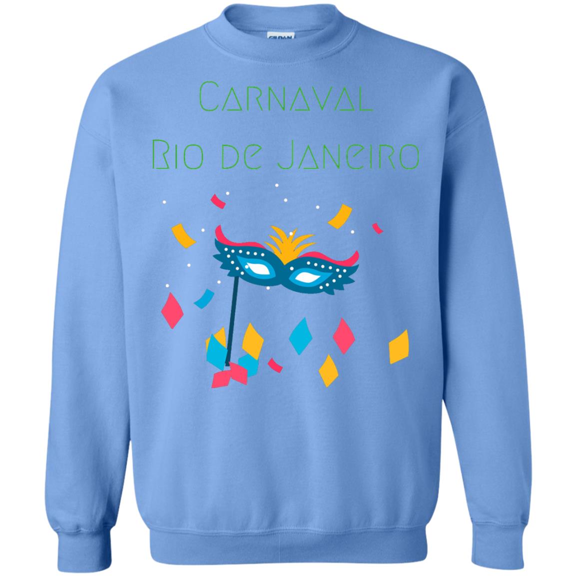 Mardi Gras T-shirt Rio Carnival Carnaval Rio De Janeiro Brazil Carolina Blue