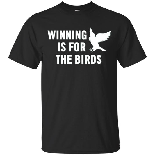 Winning Is For The Birds Eagle Mascot T-shirt Black