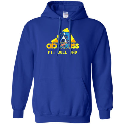 Abadass Pit Bull Dad Daddy Loves Pitbull Shirt Royal