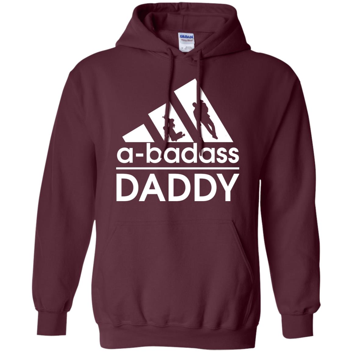 A Badass Daddy Shirt Maroon