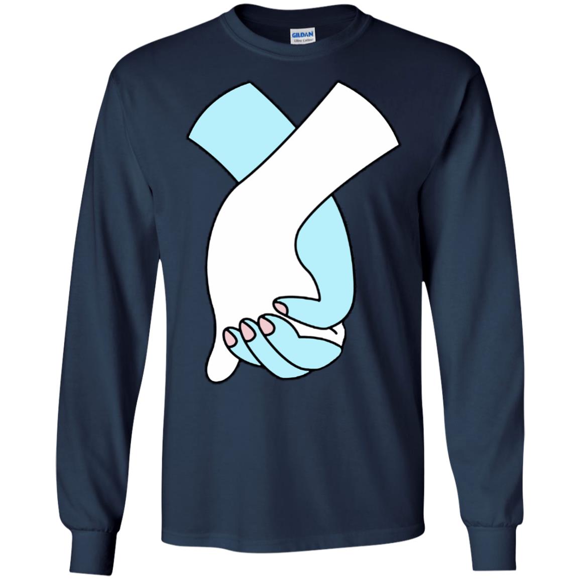 Holding Hands Love Simon Shirt Navy