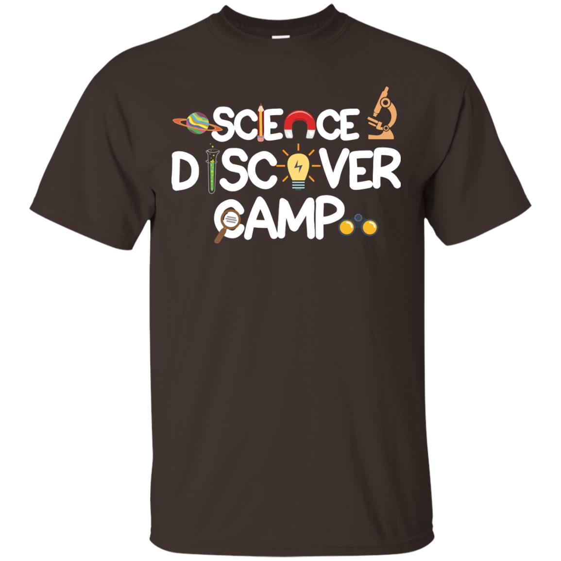 Science Discover Camp Summer Trip Shirt Dark Chocolate