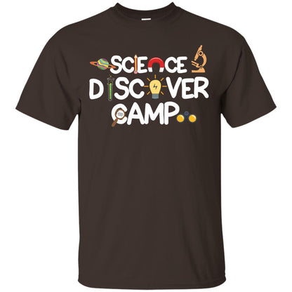 Science Discover Camp Summer Trip Shirt Dark Chocolate