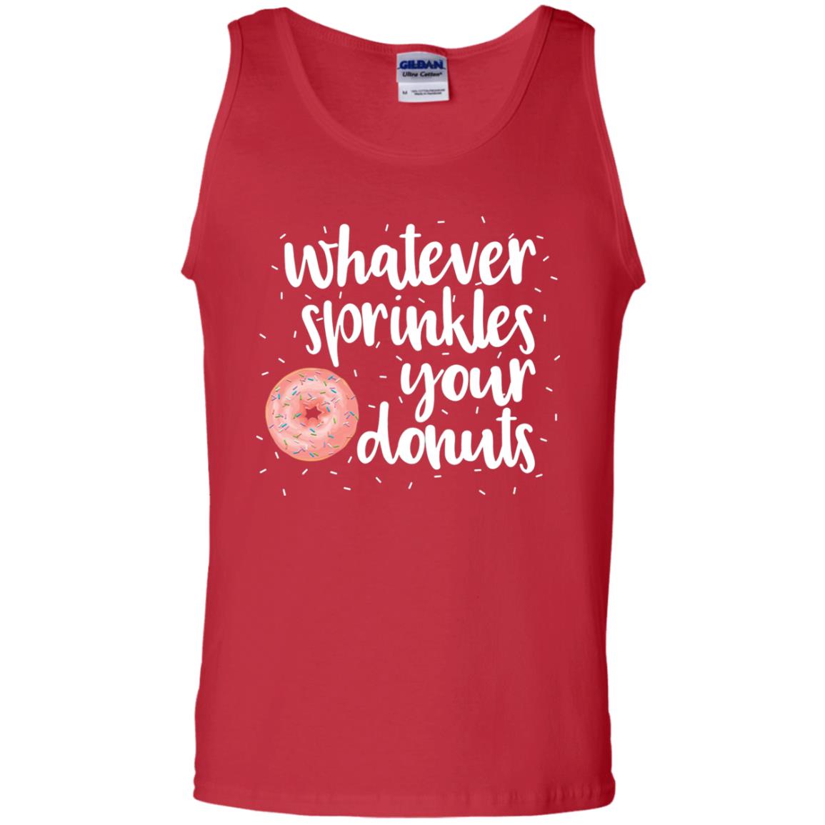 Whatever Sprinkles Your Donuts T-shirt Red