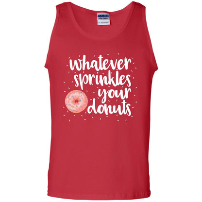 Whatever Sprinkles Your Donuts T-shirt Red