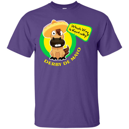 Which Way Is Kentucky Derby De Mayo Horse Race Shirt Purple