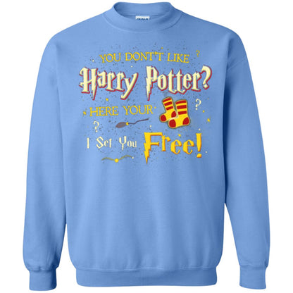 You Don_t Like Harry Potter Here Your I Set You Free Movie T-shirt Carolina Blue