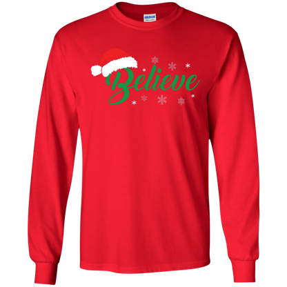 Christmas T-Shirt Believe In Santa Red