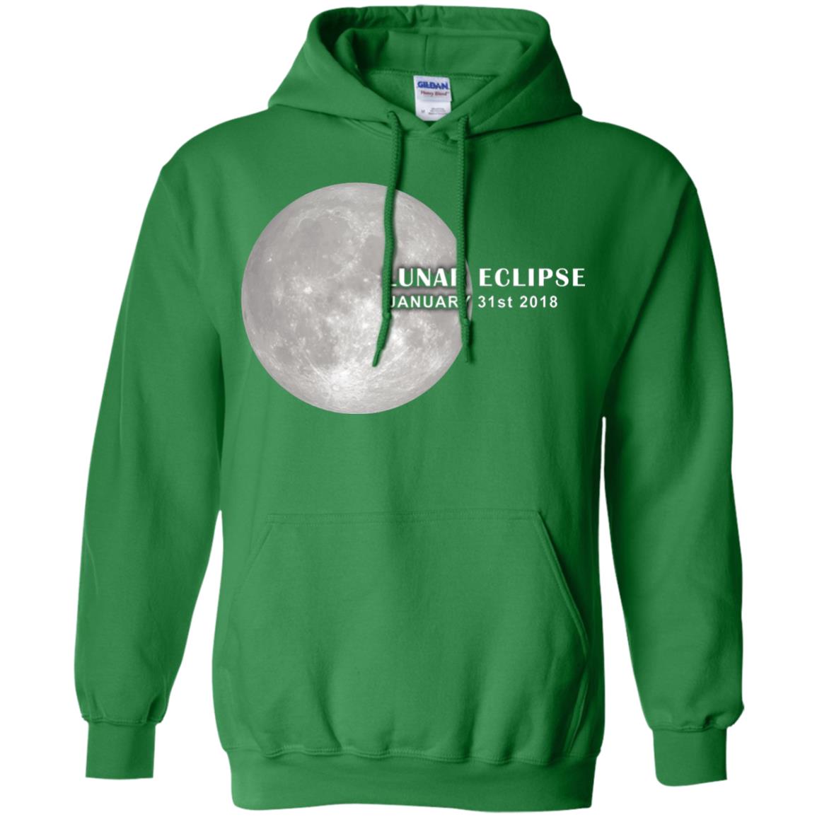 Eclipse January 31st 2018 Total Lunar Eclipse Shirts Irish Green