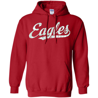 Eagles Mascot T-shirt Vintage Sports Name Red