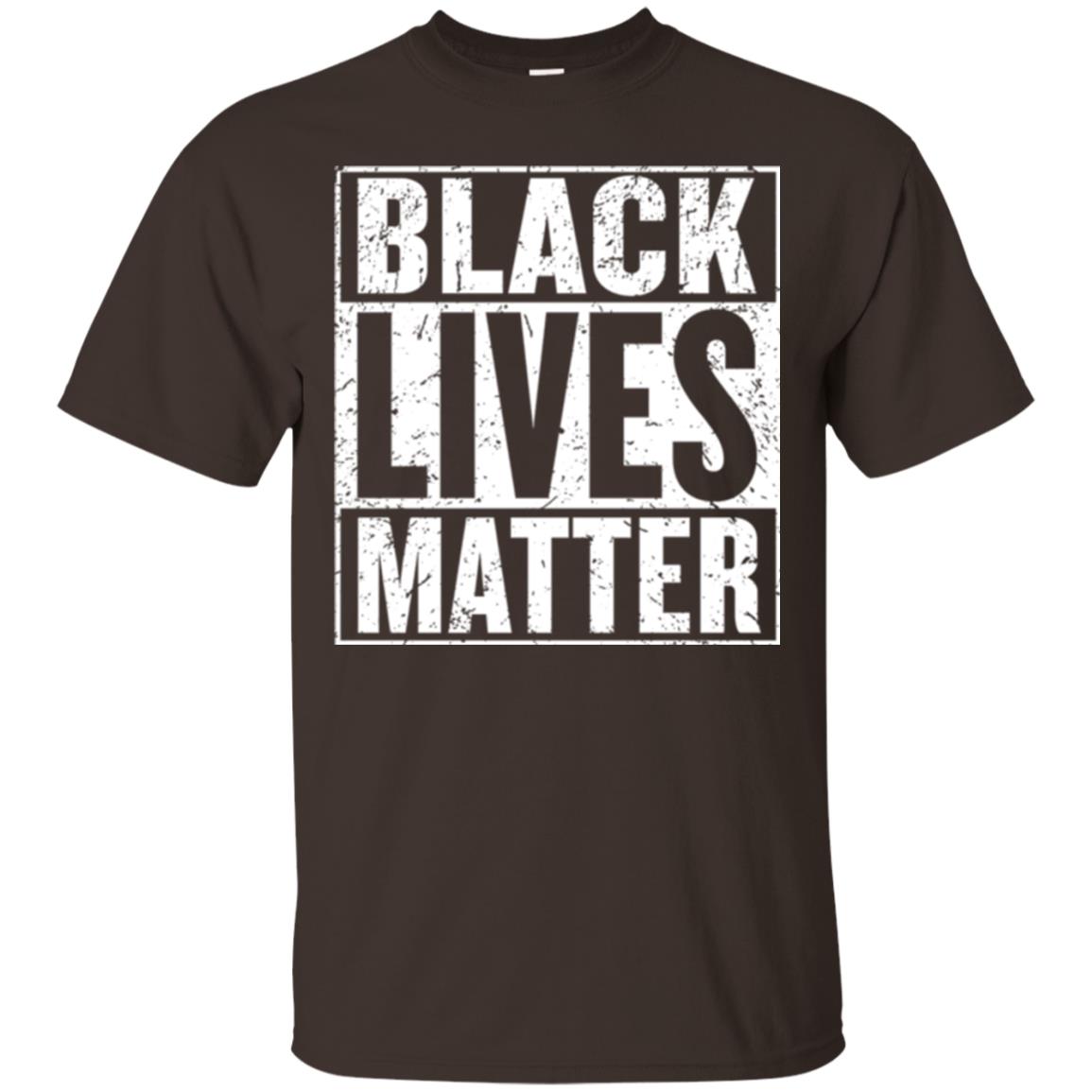 Black Pride African American Gift T-shirt Black Lives Matter Dark Chocolate