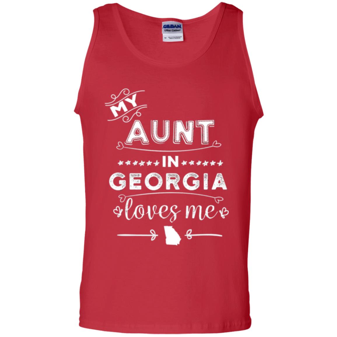 Niece T-shirt My Aunt In Georgia Loves Me Red