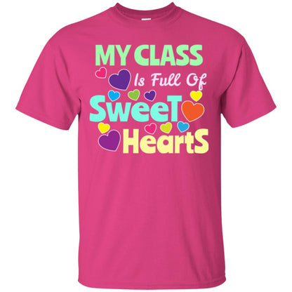 Valentines Day T-shirt I Love My Sweet Hearts Heliconia