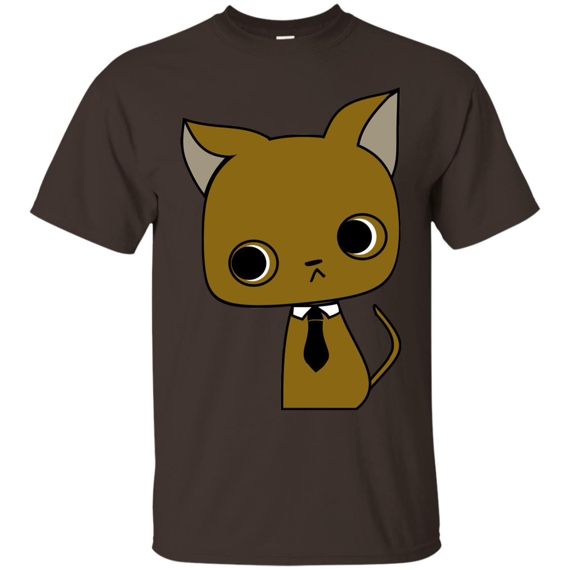 Funny Business Love Cat Shirt Dark Chocolate
