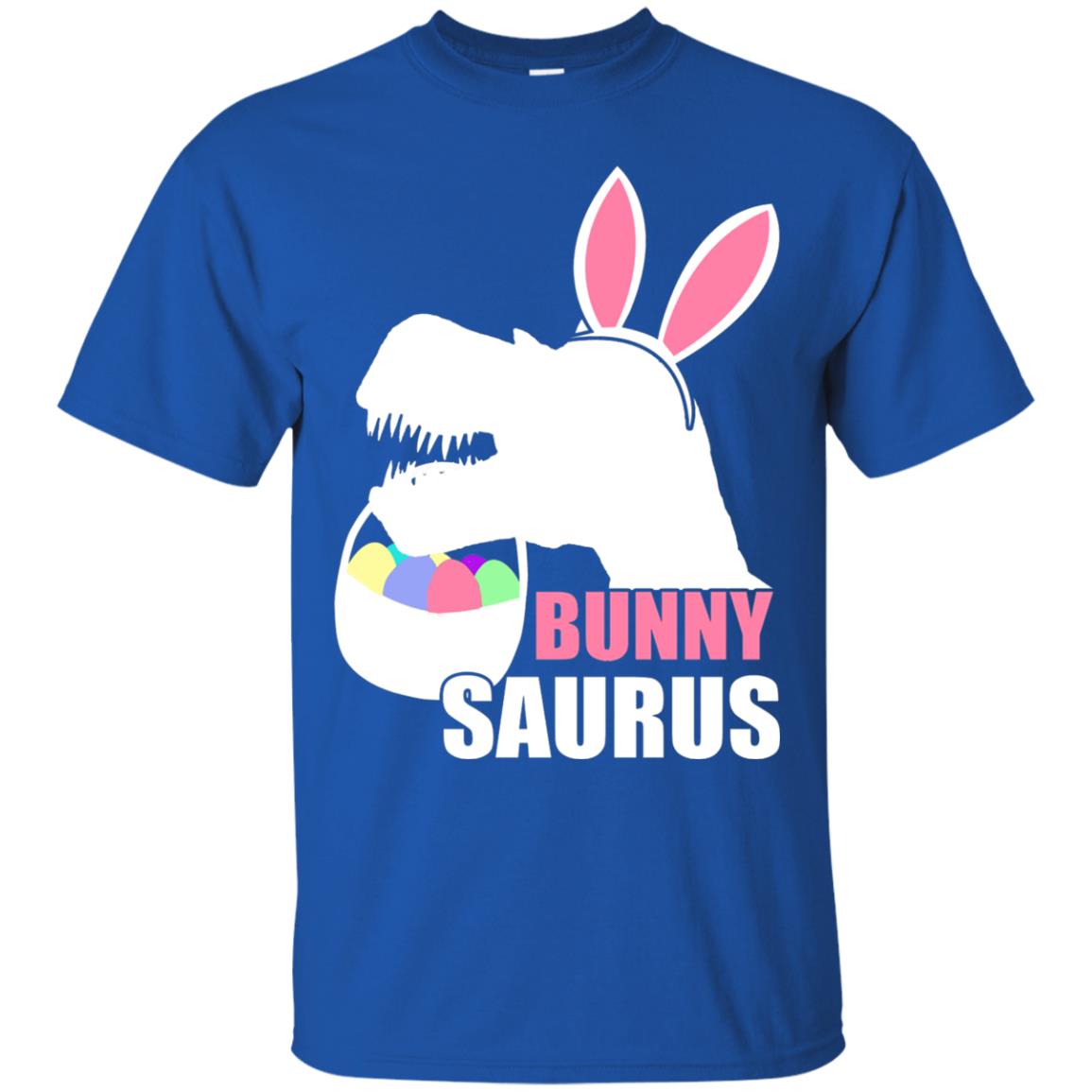 Bunnysaurus Easter Dinosaur Lover Shirt Royal