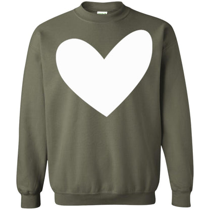All About Heart T-shirt Cute Heart For Valentine Military Green