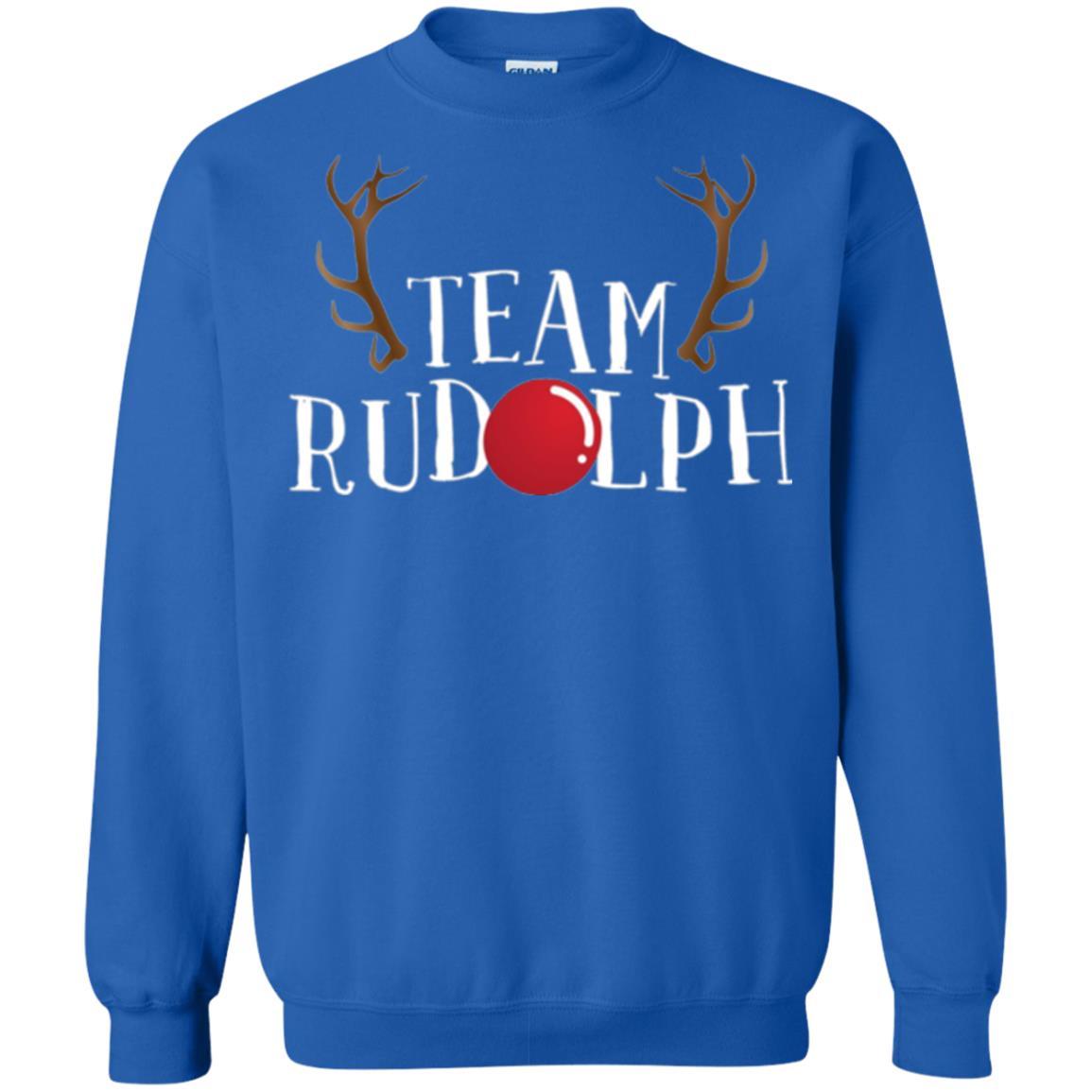 Christmas T-shirt Reindeer Team Rudolph Royal