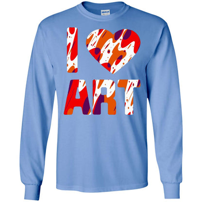 Artist T-shirt I Love Art Carolina Blue