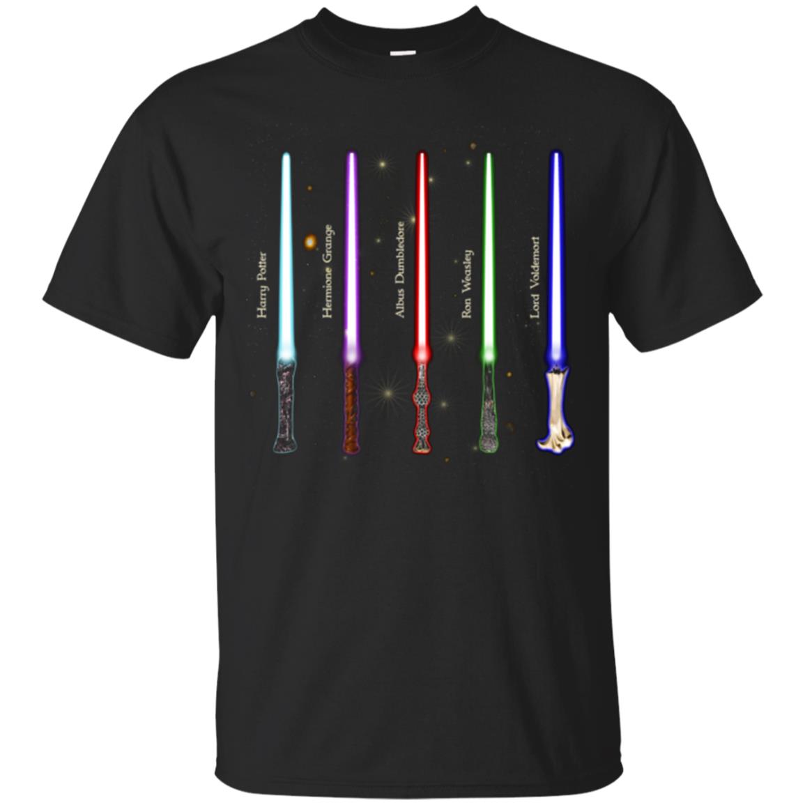 Harry Potter Lightsaber Wands Movie Fan T-shirtG200 Gildan Ultra Cotton T-Shirt