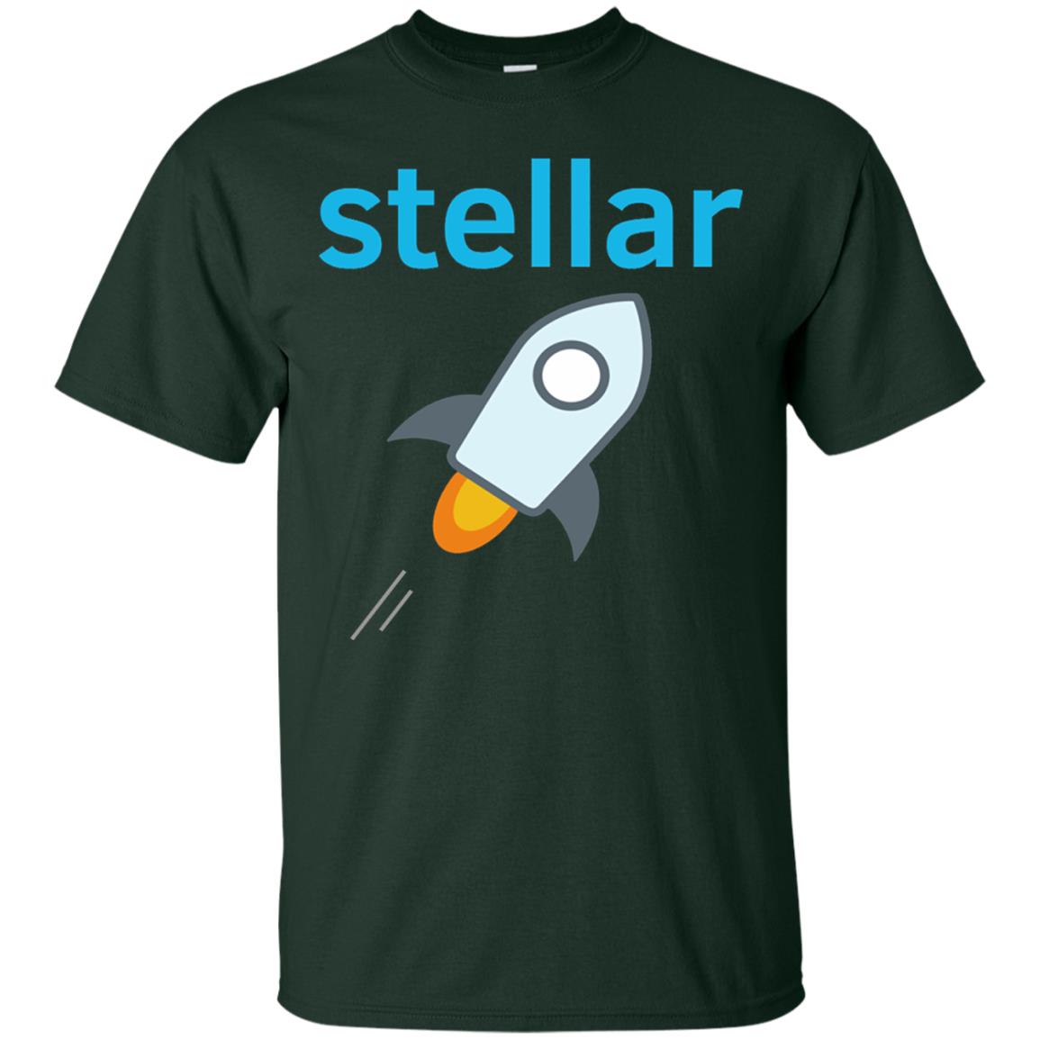 Hodl Stellar Lumens Xlm Crypto Investing T-shirt Forest Green
