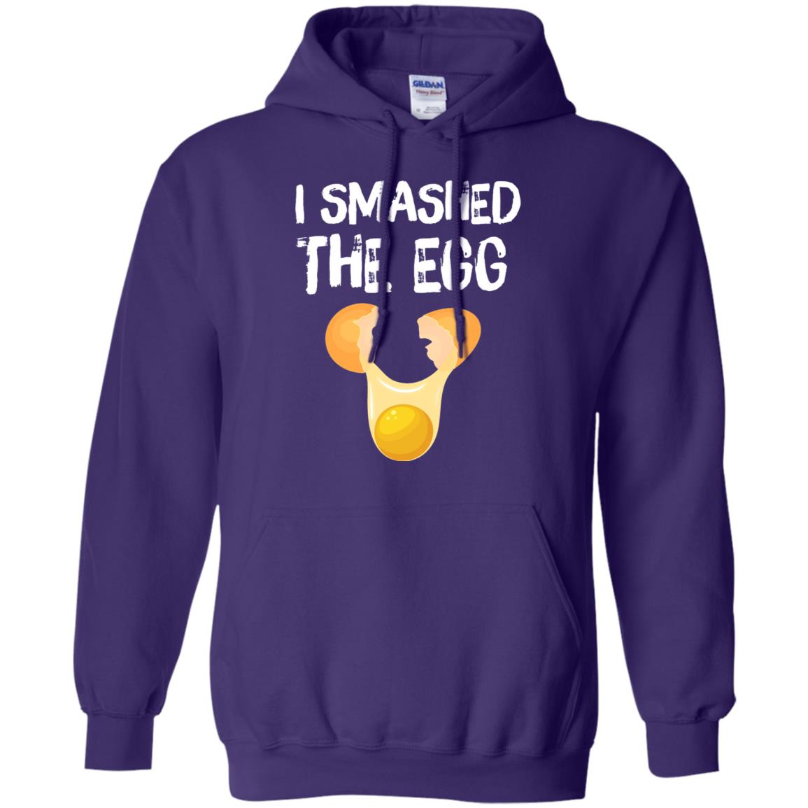 I Smashed The Egg Shirt Purple