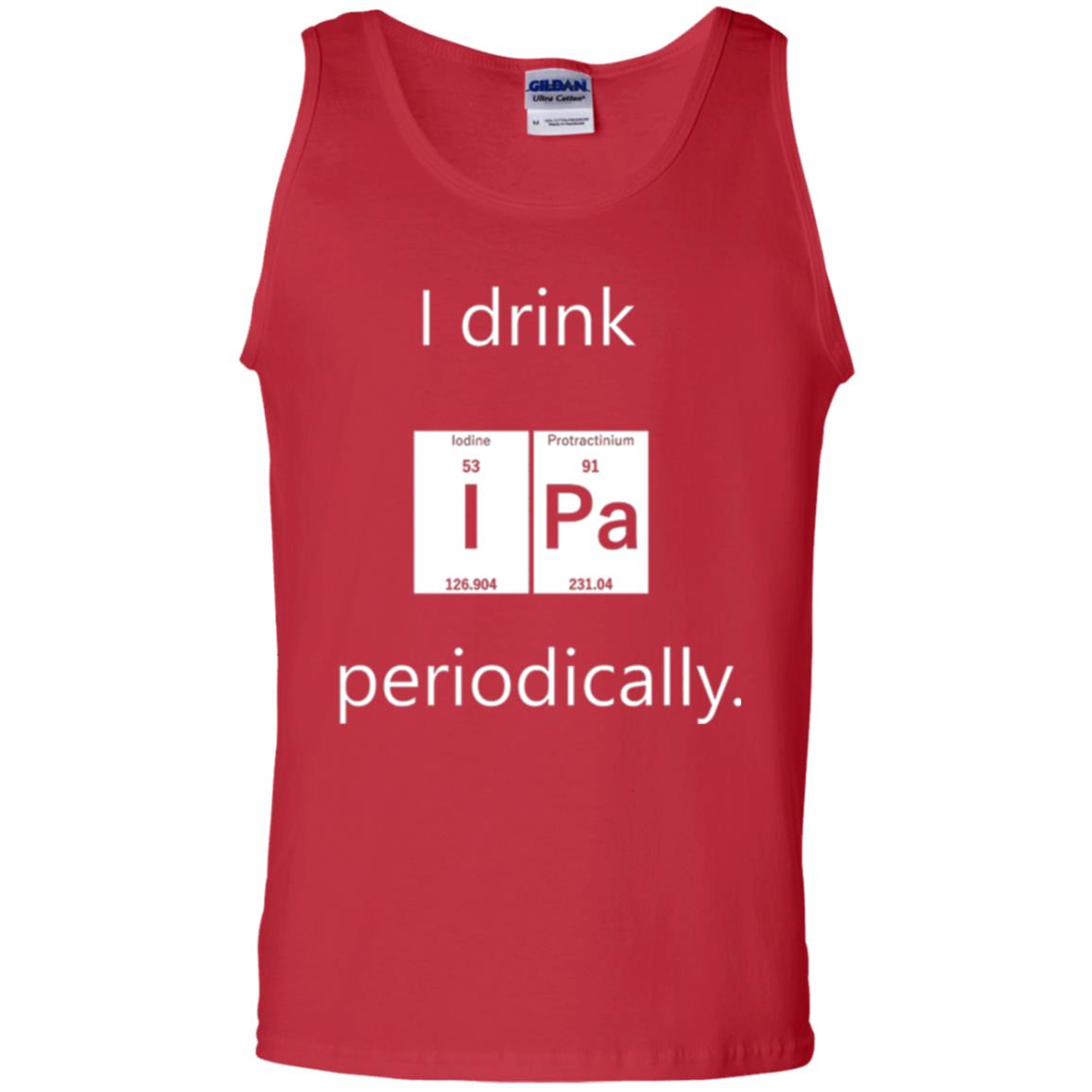 Chemistry T-shirt Drink Ipa Periodically Red