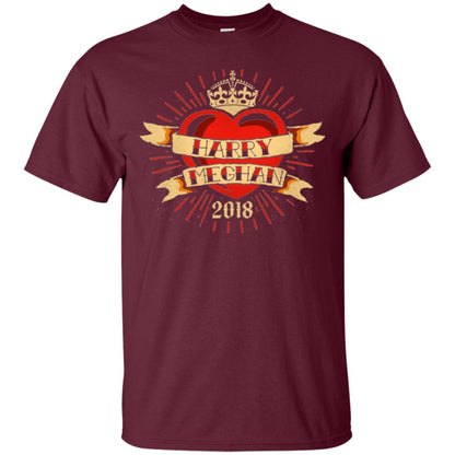 Harry And Meghan Royal Wedding Heart Tattoo Style Maroon