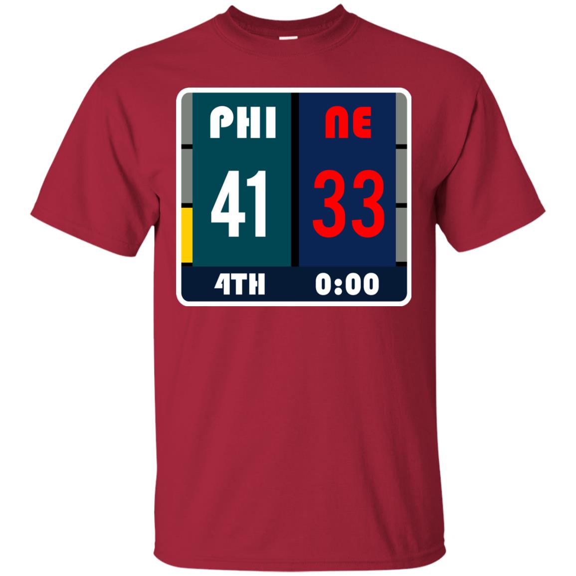 Football Philadelphia T-shirt Eagles Vs New England Cardinal