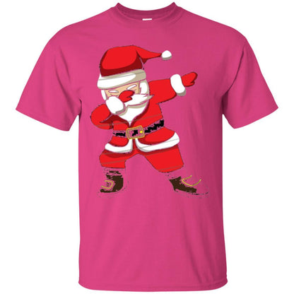 Christmas T-shirt Dabbing Santa Christmas T-shirt Heliconia