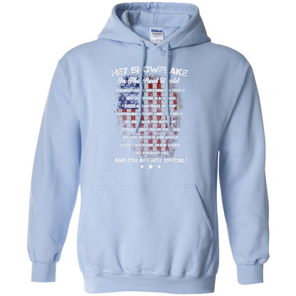 Hey Snowflake In The Real World You Don't Get A Participation Trophy Military T-shirt Light Blue