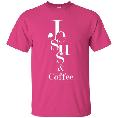 Merry Christas T-shirt Jesus And Coffee Heliconia