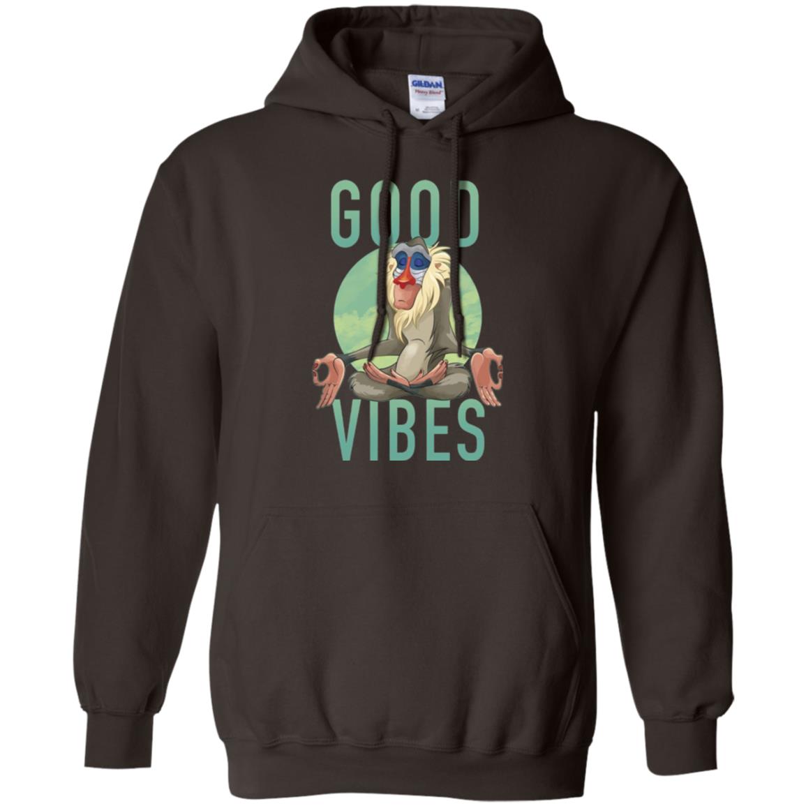 Rafiki Meditate Good Vibes T-shirt Dark Chocolate
