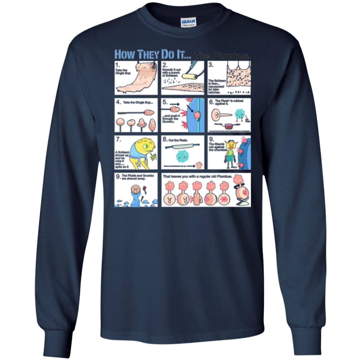 Film T-shirt How They Do Itthe Plumbus Navy
