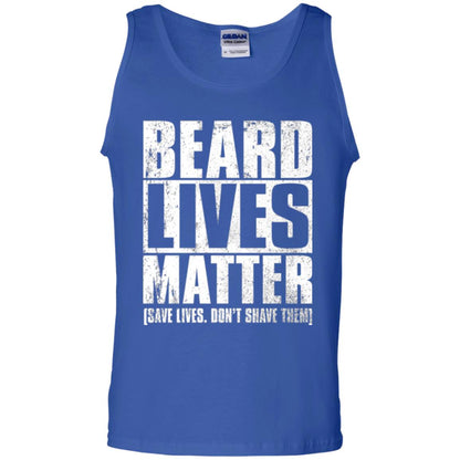 Beared Men T-shirt Beared Lives Matter Royal