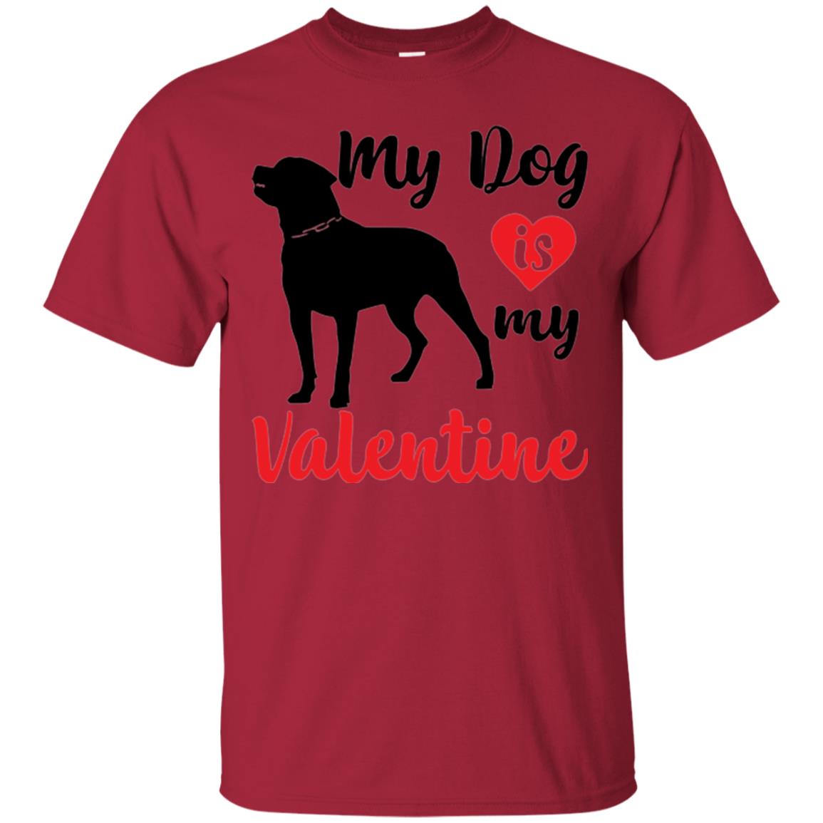 Dog Lover T-shirt My Dog Is My Valentine Cardinal