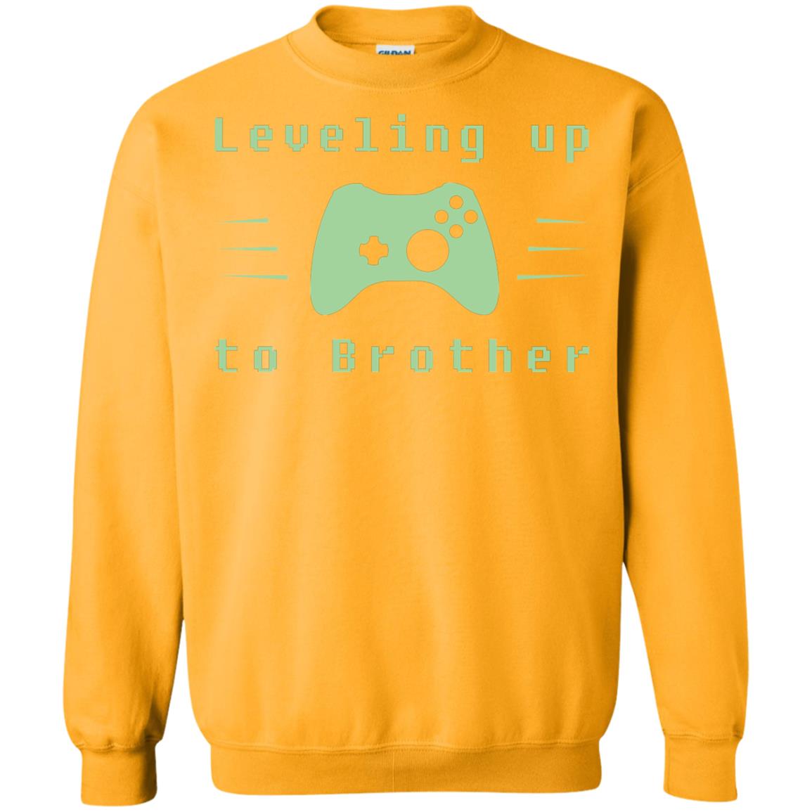 Rata-leveling Up To Brother Gaming Family Shirt Gold