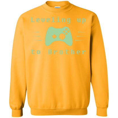 Rata-leveling Up To Brother Gaming Family Shirt Gold