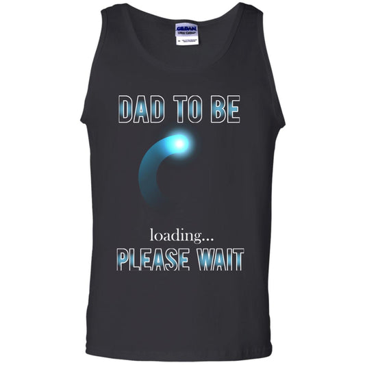 Daddy T-shirt Dad To Be Loading Please Wait Black
