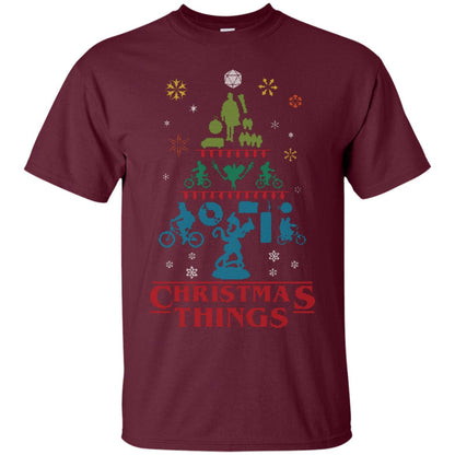 Christmas Things Shirts Maroon