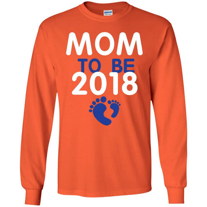 Pregnancy T-shirt Mom To Be 2018 Orange